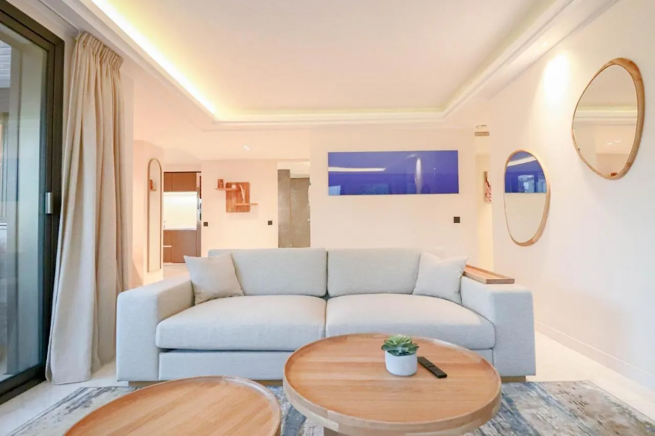 Gray Renovated Luxurious Apartment Located In Cannes