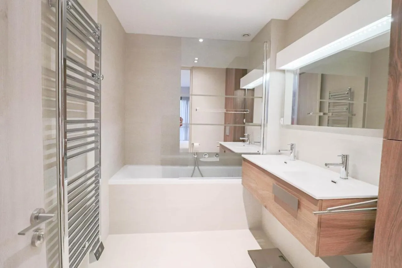 Gray Renovated Luxurious Apartment Located In Cannes Fransa