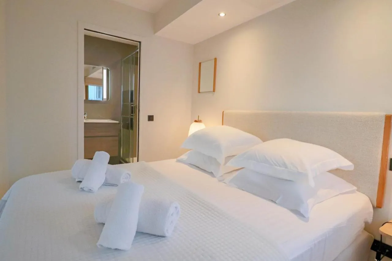 Gray Renovated Luxurious Apartment Located In Cannes Fransa
